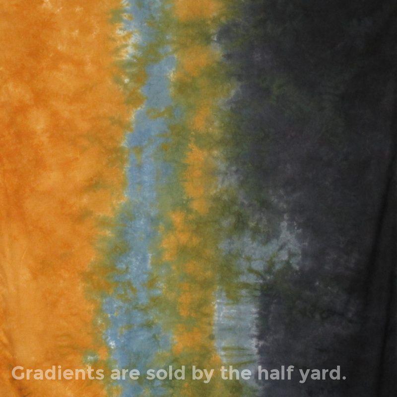nightfall hand dyed fabric gradient