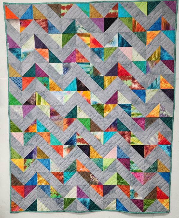 vicki welsh hand dyed fabric veterans quilt