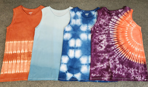 tie dyed clothing