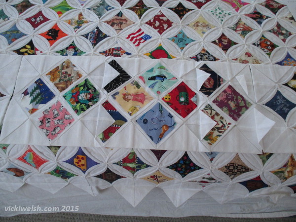 cathedral window quilt by vicki welsh