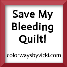 Help For a Bleeding Quilt