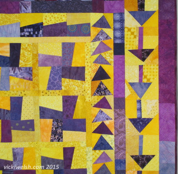 fractured fragments quilt by vicki welsh
