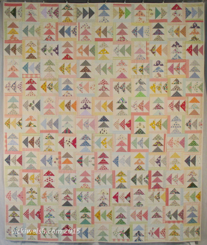 flying geese quilt by vicki welsh