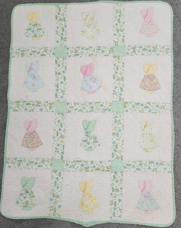 vicki welsh heirloom quilt and bear
