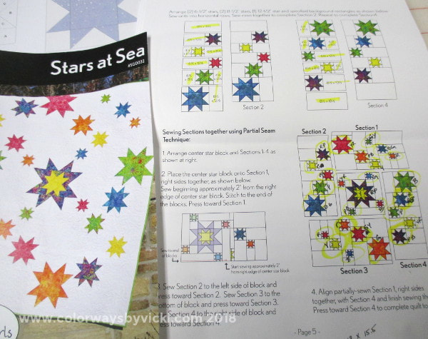 stars at sea pattern