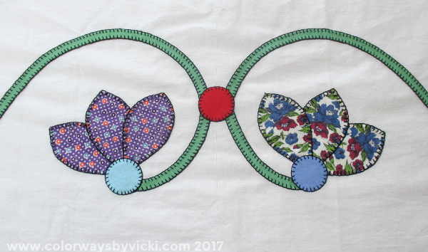 buttonhole stitch applique