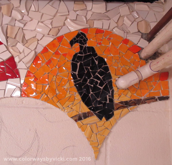 vulture mosaic