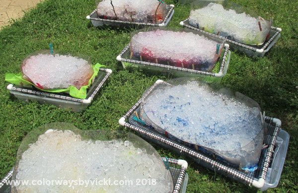 ice dyeing
