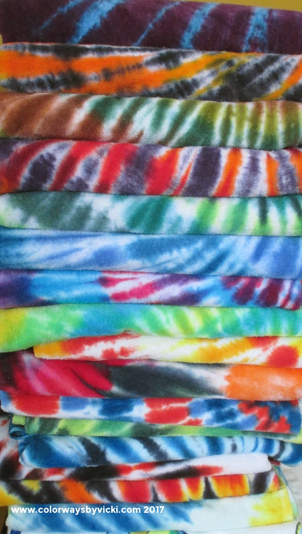 tie dye beach towels