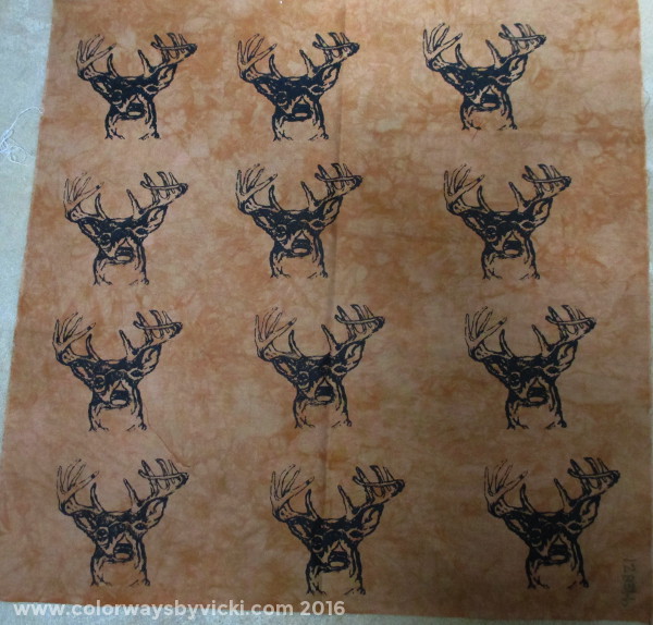 screen print deer head