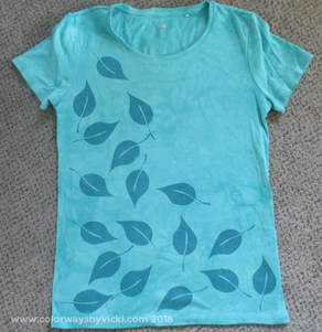 color magnet dyed shirt
