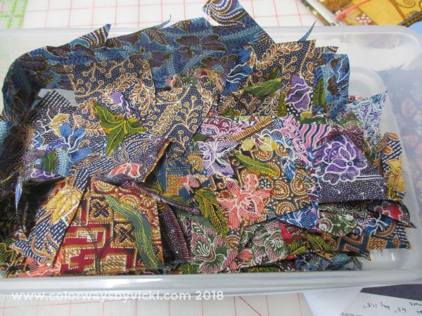 indonesian batik and hand dyed fabric